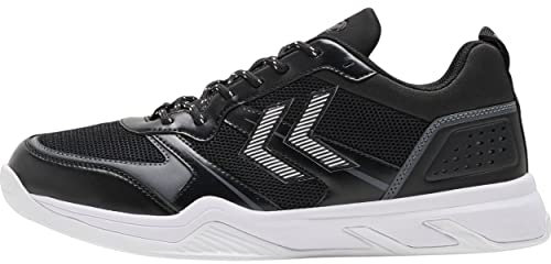 hummel Unisex TEIWAZ 2.0 Handball Shoe, Black, 40.5 EU