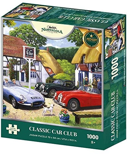 Kevin Walsh Nostalgia Collection Classic Car Club 1000 Piece Jigsaw Puzzle