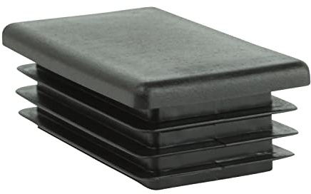 VONLIS Lamellenstopfen Rechteckig Rohrstopfen Stopfen Rohrkappen Kappe Abdeckung Gleiter 25 x 100 mm 10 Stück