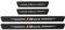 LNHJZ 4 Pezzi Fibra di Carbonio Battitacco per Auto Sticker, per Fi-at 500 500X 500L Tipo Punto Bravo, Esterno Battitacco Protezione Plates Anti-Graffio Scuff Adesivi Decorativi Accessori, Bravo