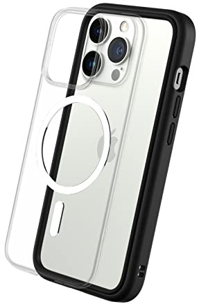 RhinoShield Mod NX Hülle für MagSafe für iPhone 13 Pro | Starker Magnet, Bumper-Case mit Backplate, modulares 2-Wege-Design, Fallschutz nach Militärstandard