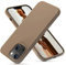 OIIAEE Coque iPhone 13, Coque en Liquide Silicone Conçue pour iPhone 13, Étui de Protection Antichoc Ultra Mince avec Doublure Douce en Microfibre Anti-Rayures, 6.1 Pouces,Marron Clair