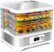 Yoer VitaSave FD01W, Dörrautomat, 450W, 4000 cm2, 24h Timer, LED-Anzeige, Edelstahl INOX, BPA-frei, Modulare bauweise, Lebensmittel-Dörrgerät für Lebensmittel, Pilze, Früchte, Fleisch, Fisch, Gemüse