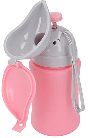 Orinal Portátil de Emergencia para Orinal, Taza de Entrenamiento para Orinar para bebé, Niño y Niña (rosa para niña)