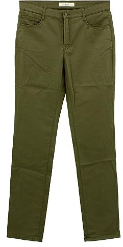 BRAX, Style Mary, Damen Jeans Hose Popelinestretch Khaki D 42 W 32 L 32