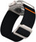 Epova Correa Compatible con Correa Apple Watch Ultra 2/ Ultra 49mm 46mm 45mm 44mm 42mm, 28mm Ultra Ancha Banda de Deportiva Elástica Ajustable para iWatch SE Series 10 9 8 7 6 5 4 3 2 1,Negro