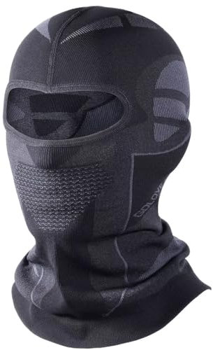 Mulor Damen Sturmhaube Skimaske Vollgesichtsmaske Helm Liner Balaclava Atmungsaktiv Feuchtigkeit Wicking High Stretch