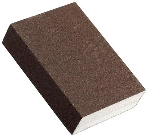 Éponge De Meulage Mural, Bloc De Sable, Papier De Verre, Grain 60-320, Rinçage Du Métal, Dérouillage, Polissage, Poignée De Brique De Sable Également, 1 Pièce,120Grain