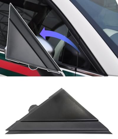 500 Front-Dreieck, Rückspiegel-Dreieck, Rückspiegel-Dreieck kompatibel mit Fiat- 500 Rückspiegel links und rechts (Destra, Set da 1 pezzo)