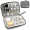 GOEDEKE Travel Cable Organiser - Electronics Accessories Organizer, Gadget Bag for Power Bank, Memory Card, Charger, Hard Disk (Grey)