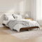 THOYTOUI Bettgestell, Polsterbett Tagesbett Bettrahmen Bett Geeignet für Wohnung Schlafzimmer Hotel Mehrbettzimmer Braun Eichen-Optik 120x190 cm Holzwerkstoff