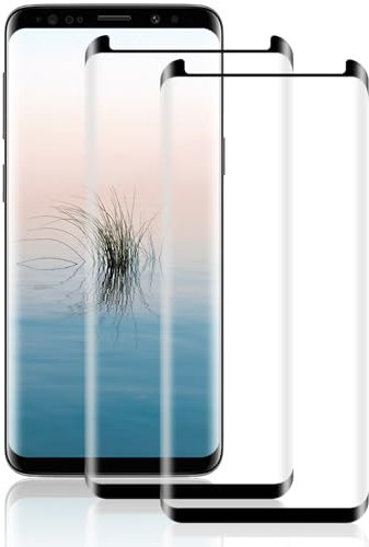 Beukei Panzer Schutz Glas für Samsung Galaxy S9, 2 Stück Handyfolie[Anti-Kratzen][Fingerabdruck kompatibel][9H Härte] Screen Protector