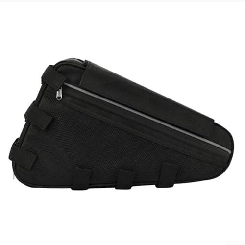 Emiif 36V/48V/60V/72V Triangle Battery Bag Black Frame Triangle Bags for E-Bike Electric Bicycle(S)