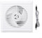 Solar Vent Fan, Bathroom Extractor Fan, 20cm Silent Kitchen Extractor Fan,Toilet Ventilation Exhaust Fan For Bathroom For Wall Or Ceiling Mounting