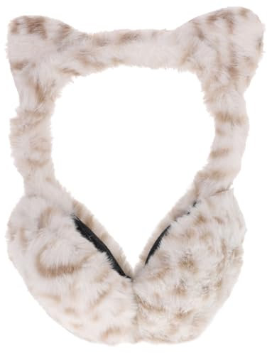 COLLBATH Cache-oreilles Élégant En À Imprimé Léopard Pour Femme