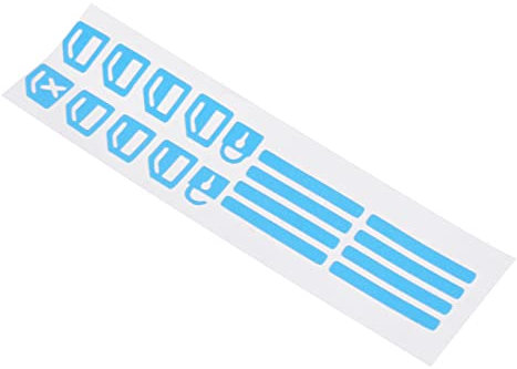 GLEAVI Leuchtende Aufkleber Für Autofensterheber Wasserdichte Und Kratzfeste Nacht-sicherheitsdekore Fluoreszierende Schalter-sticker Für Einfachen Einsatz Praktische