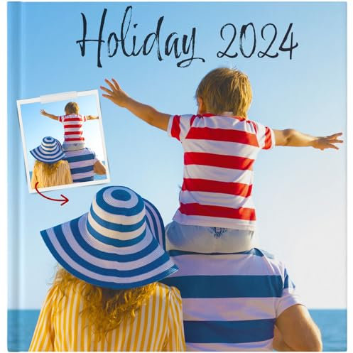 Fotobuch personalisiert online erstellen mit fotos Hardcover - Exclusive, 46 Seiten Quadratisch Fotoalbum zum selbstgestalten erstellen mit eigenen bildern perfekt für Hochzeit, Urlaub, Weihnachten