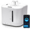 Nobleza - Bomba de Agua Automática con conexión Inalámbrica 2.5L – Fuente Inteligente para Gatos y Perros con Temporizador, Uso a Distancia por App, Triple Filtración, Diseño Silencioso - Blanco