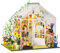 MagiDeal DIY-Miniatur-Puppenhaus aus Holz, handgefertigt, Puppenhaus, winzige Bausätze, DIY-Bastelarbeiten mit Möbeln, Gartenhaus für Kinder und Erwachsene