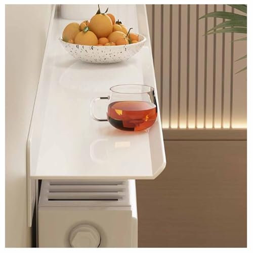 Vnook Etagere Radiateur à Poser sans Percer, Support radiateur, Alliage d'aluminium Support Tablette de radiateur pour Bureau à Domicile(80cm)