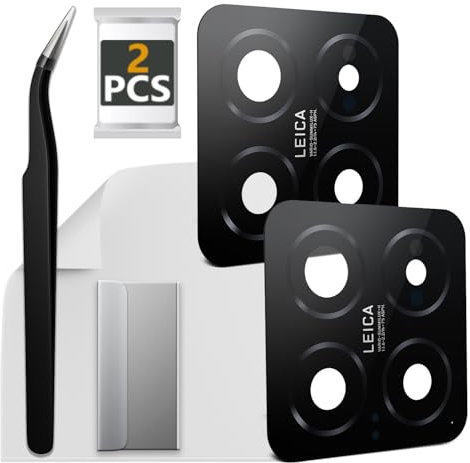 ExtKry 2 Pack Kamera Glas für Xiaomi 14 23127PN0CC/G Ersatz Original Rückseite Kamera Linse Glas Ersatz HD Kameraschutz Camera Glass + Reparatur Set