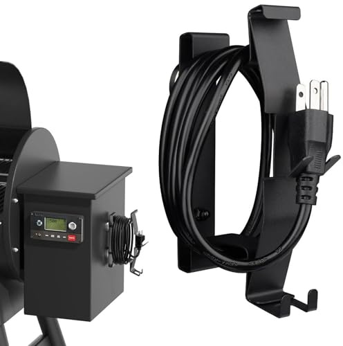 Asixxsix Magnetischer Netzkabel Organizer, Starker Magnetkabelhalter, Kompatibel mit den Meisten BBQ -Holzpellet -Raucher -Grillzubehör für, für PIT, für & More