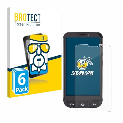 BROTECT Schutzglas für Olympia Neo Mini | 6 Stück Transparenter Displayschutz Made in Germany Schutzfolie Panzer Folie Glas 9H Anti-Fingerprint Einfache Montage Clear