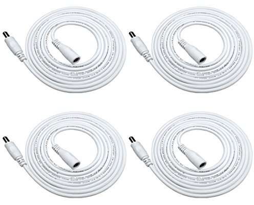 Liwinting 10 Pieces 4 Pin RGB LED Strip Connector, 10mm Wide, 16.5cm Length for SMD 5050 RGB LED Strip Light Connect LED Strip to Power Adaptor to Controller with Free 10pcs 4 Pin Male Connector