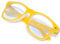 MFAZ Morefaz Ltd Women Anti Glare Reading Glasses +1.0 +1.5 +2.0 +2.5 +3.00 +4.00 Blue Light Filter Computer Gaming TV Radial (2.00 Anti Glare, Yellow)