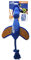 NERF Dog Große Nylon-Ente, Blau/Orange - Hundespielzeug, Fetch Toy, Launcher - Ideal für mittelgroße und große Rassen