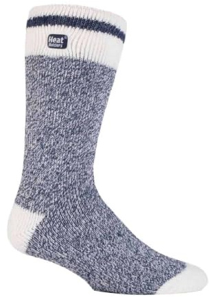 HEAT HOLDERS - Mens New Patterned Warm Winter Striped Twist Thermal Socks in 10 colours, size 6-11 UK 39-45 Eur