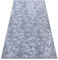 rugsx Teppich Solid für Zimmer, Wohnzimmer, Schlafzimmer, Teppichboden Auslegware, Nachahmung von Beton, Silber grau, Verschiedene Größen, 100x250 cm