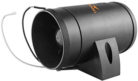 balikha 12V 3 '' In-line Duct Air Extractor Fan 145 CFM For Bathroom