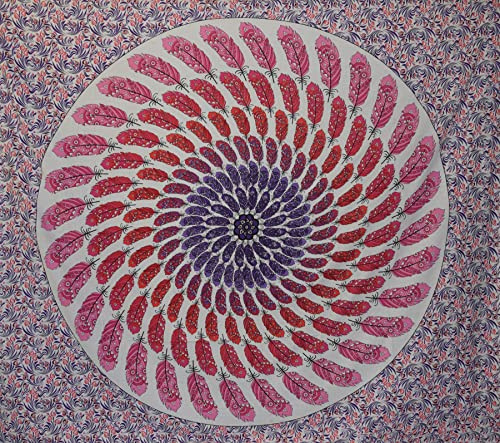 Simandra Wandtuch | Mod-2 | 210x240cm - indischer Wandbehang | Picknickdecke | Tagesdecke