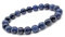 Unique Chakra Buddha Unisex Perlen Armband 8mm Wassersaphir Iolith Edelstein Energiearmband Heilsteine Juweliers Qualität