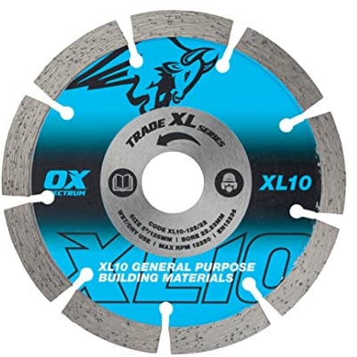OX Trade XL-10 Segmented Diamond Blade - General Purpose - 125/22.23mm