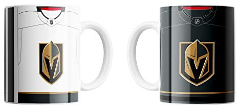 Great Branding Vegas Golden Knights Home & Away Jersey NHL Jumbo Becher (440 ml)