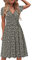 STYLEWORD Women's Summer Dress Short Sleeve V-Neck Sundress Floral Wrap Waist Casual Dress with Pockets (floral20,X-Large)