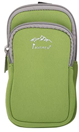 perfeclan Zaino Sportivo Porta Cellulare Borsa Da Corsa Esercizio Pacchetto Sport Per Smartphone Da 6,5 pollici (Verde - L)