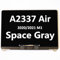 Pantalla LCD gris espacial para MacBook Air A2337 M1 2020 EMC3598