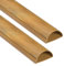 D-Line 50x25mm Moulure Décorative en Demi-Cercle | 1M5025O-2PK | Goulotte Électrique | Cache-Câble | 2 x 1m Longeurs, Effet Chêne