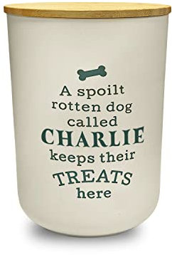 Personalisierbares Hunde-Leckerli-Glas – Charlie