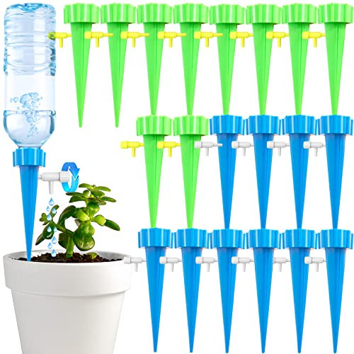 20 Kits Irrigation Goutte à Goutte Réglable, Atuoxing Arrosage Goutte à Goutte Bouteille, D'arrosage Automatique pour Jardin, Systeme Arrosage Goutte a Goutte pour Plantes Intérieur Extérieur