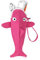 Annmore Tasche für Edurino Stift und Edurino Figur Mika, Tragbares Federmäppchen für Tiptoi Stift, Kompatibel mit Ravensburger Tiptoi 00806/00801 / 00700/00110, Rosa Whale