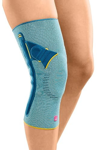 Genumedi® PT Gelenk-Knieorthese | Mint-Blue Größe I Rechts | Pelottensystem | Verbesserung Patellaführung | Kniestütze | Stabilisierung, Rutschfest
