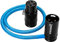 KONDOR BLUE | 16” Straight Low Profile Right Angle XLR Cable | Cameras, Microphones, Studio Audio, & Lightweight with Adjustable Angle | Blue