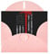 BROLEO Hache de pompier rose, drapeau rouge imprimé drapeau nacré, cartes de vacances : convient comme cartes d'invitation de fête de Noël