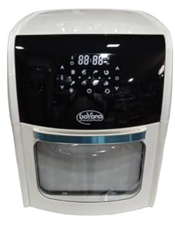 Friggitrice Ad Aria Senza Olio Fryer Touch Screen Tempo Temperatura Regolabili Litri Capacità Griglie Ricette Airfryer Forno Display Digitale Sistema Riscaldamento Rapido Cottura Timer