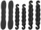 6 Stück Magischer Haarknoten, Haarstyling-Zubehör, Haar Flechtwerkzeug, Schwammclip Haarstyling Donut Haar Twist Kranz, Haarknoten Braid Maker, Haar Zubehör Styling Set, Hair Loop Tool Kit DIY Style
