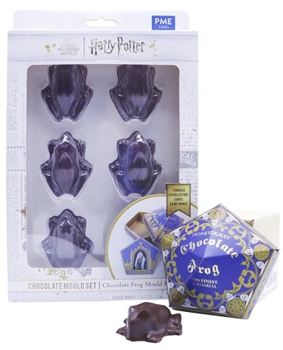 PME Harry Potter Set de Moldes de Chocolate, Rana de Chocolate de Honeyduke's con Cajas plegables y Cartas de coleccionista